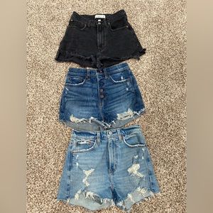 Abercrombie high rise shorts $30 for all!